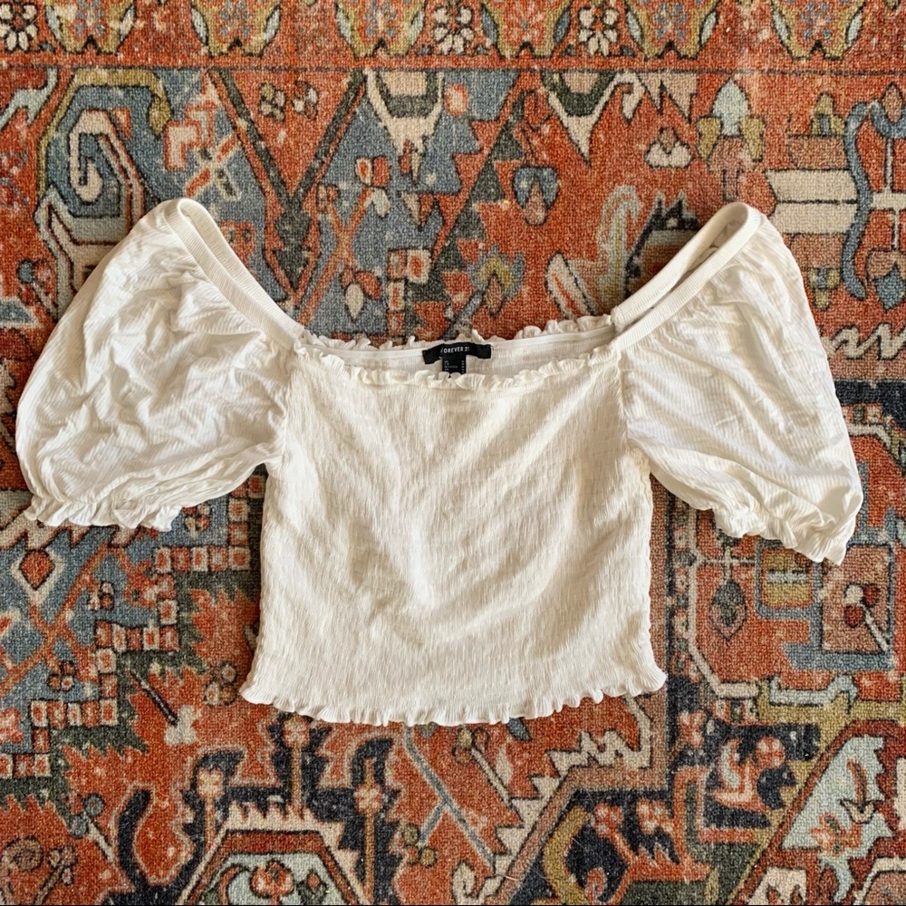 Forever 21 puff sleeve top